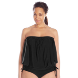 ATHENA Women's Plus Size Finesse Solid Banded Bandini