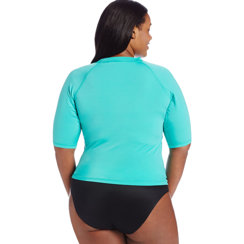Kanu Surf Women's Plus Size Breeze Rashguard Top